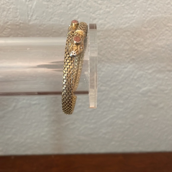 Golden Stella & Dot Snake Wrap Bracelet - Picture 4 of 4